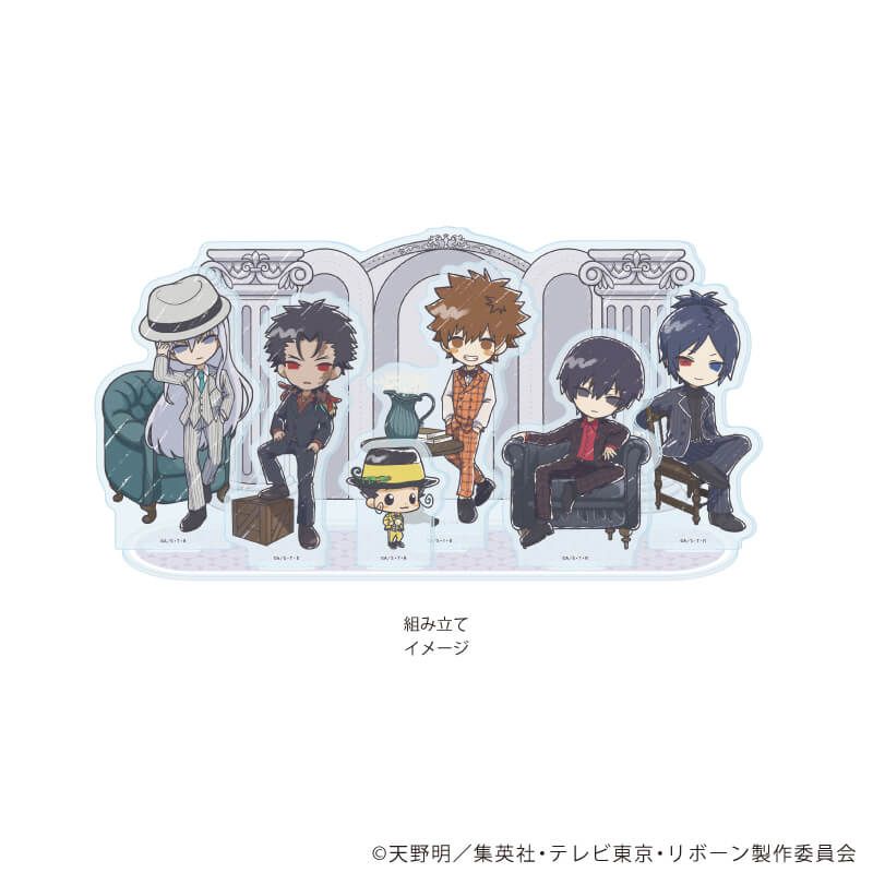 アクリルジオラマ「家庭教師ヒットマンREBORN!」05/集合デザイン セットアップスーツver.(グラフアートイラスト)