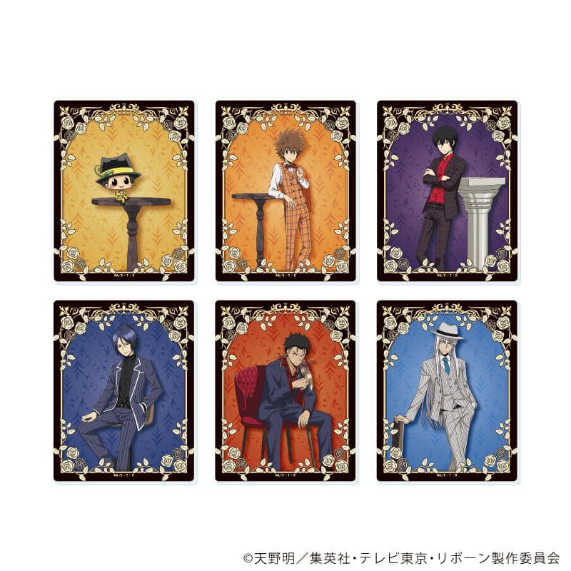 アクリルカード「家庭教師ヒットマンREBORN!」15/コンプリートセット(全6種)(描き下ろしイラスト)