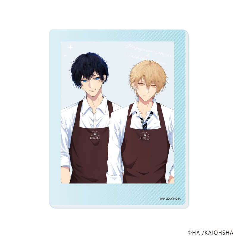アクリルカード「長谷川先輩と橘くん」01/コンプリートセット(全5種)(公式&描き下ろしイラスト)