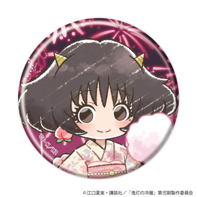 茜光花火缶バッジ×50 缶バッジ「TVアニメ『鬼灯の冷徹』」16/花火大会ver. ブラインド(12種
