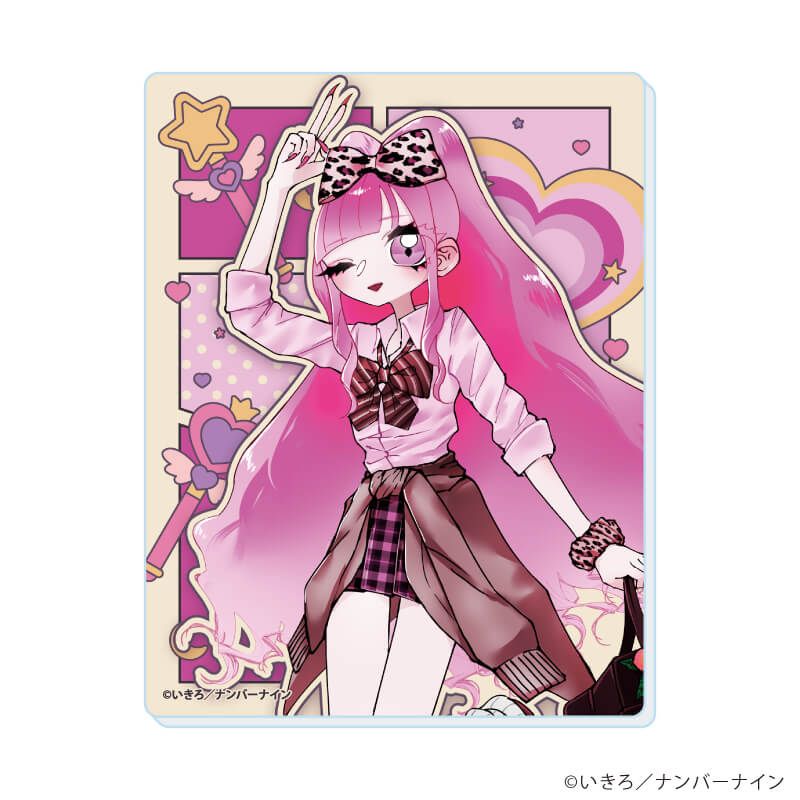 アクリルカード「魔法少女ピンクブルー」02/ギャルver. ブラインド(9種