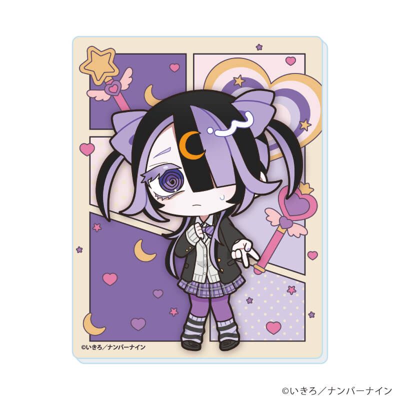 アクリルカード「魔法少女ピンクブルー」02/ギャルver. ブラインド(9種)(描き下ろし&描き起こしイラスト)