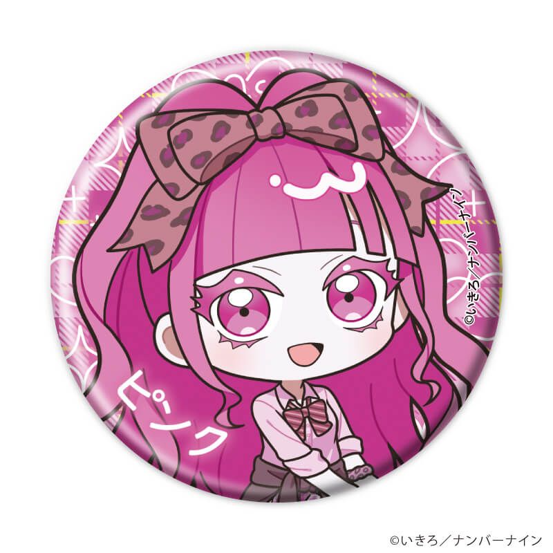 缶バッジ「魔法少女ピンクブルー」02/ギャルver. ブラインド(9種)(描き下ろし&描き起こしイラスト)