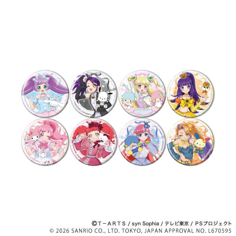 缶バッジ「プリティーシリーズ×サンリオキャラクターズ」02/BOX2