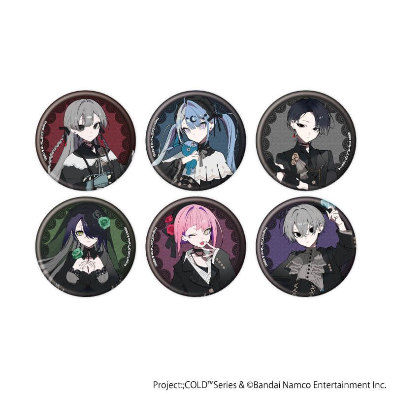 缶バッジ「「Project:;COLD」シリーズ」01/コンプリートセット(全6種)(描き下ろしイラスト)