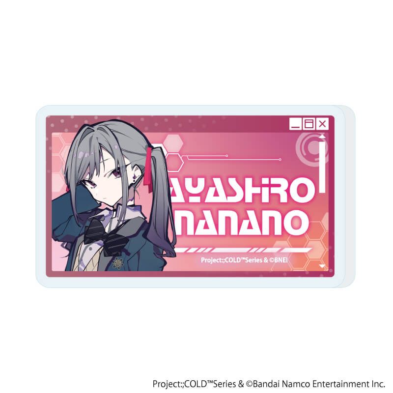 アクリルプレートバッジ「「Project:;COLD」シリーズ」01/トレーディング(14種)(公式イラスト)