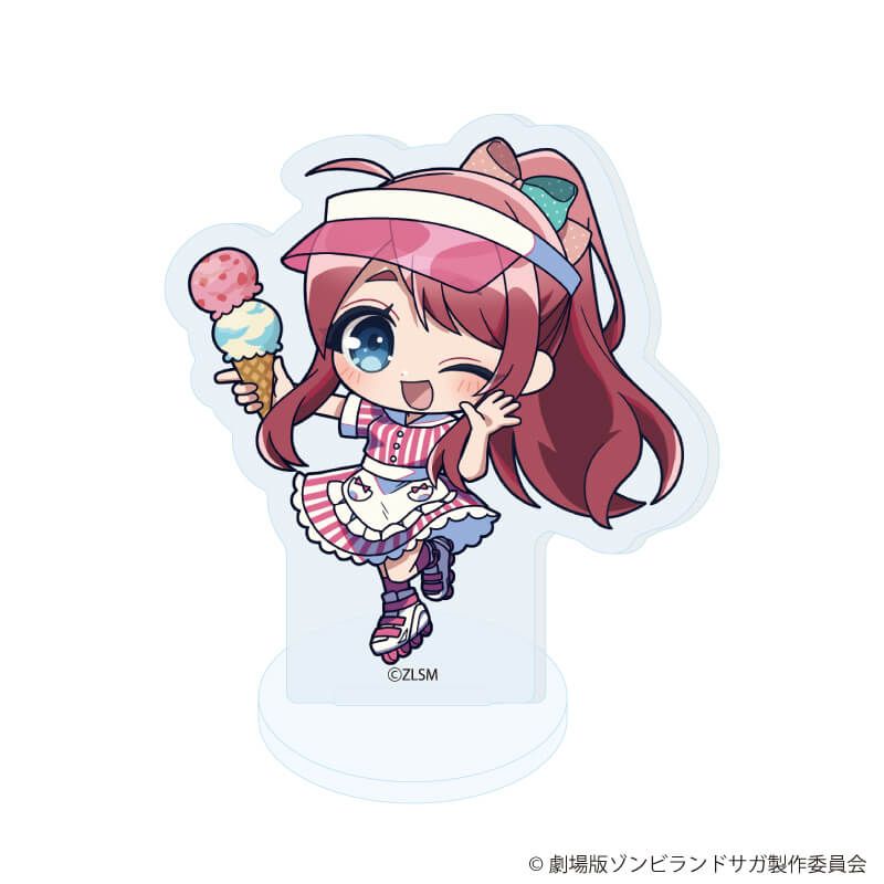 アクリルぷちスタンド「劇場版『ゾンビランドサガ ゆめぎんがパラダイス』」01/コンプリートセット(全7種) アイス屋さんver.(ミニキャライラスト)