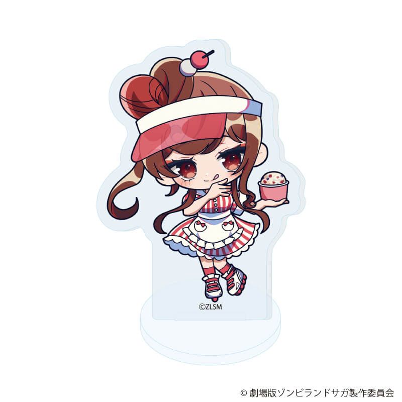 アクリルぷちスタンド「劇場版『ゾンビランドサガ ゆめぎんがパラダイス』」01/コンプリートセット(全7種) アイス屋さんver.(ミニキャライラスト)
