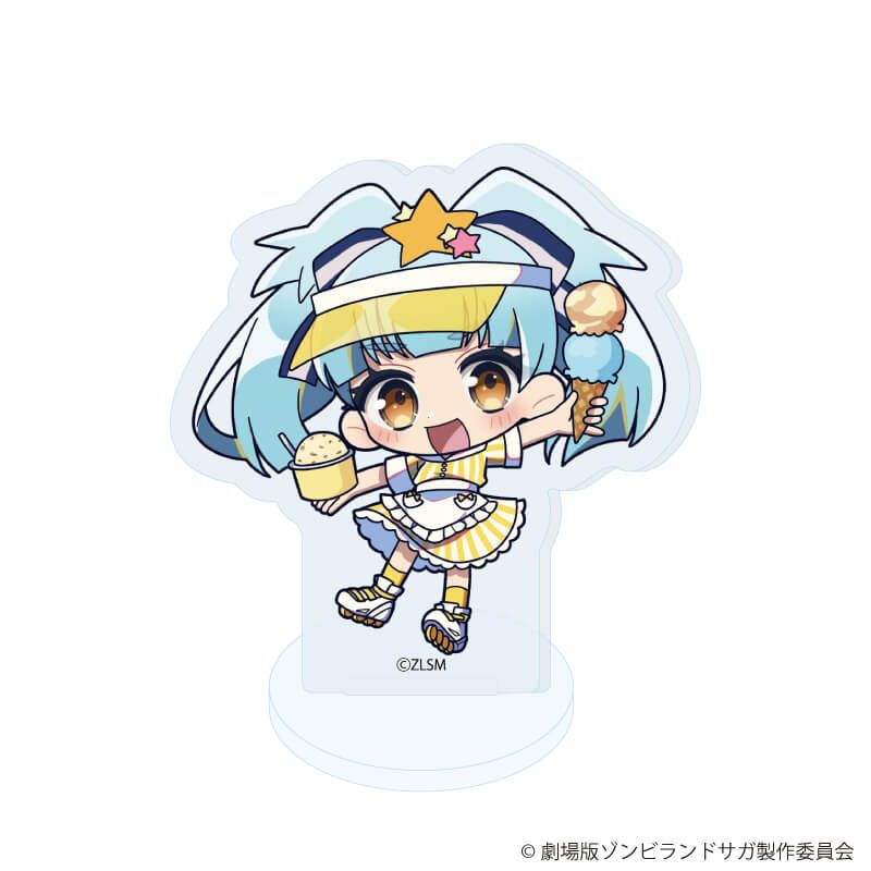 アクリルぷちスタンド「劇場版『ゾンビランドサガ ゆめぎんがパラダイス』」01/ブラインド(7種) アイス屋さんver.(ミニキャライラスト)