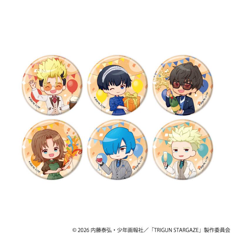 缶バッジ「TRIGUN STARGAZE」08/コンプリートセット(全6種)(グラフアート)