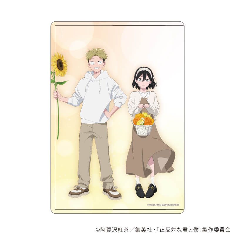 キャラクリアケース「TVアニメ『正反対な君と僕』」08/山田&西 花ver.(描き下ろしイラスト)
