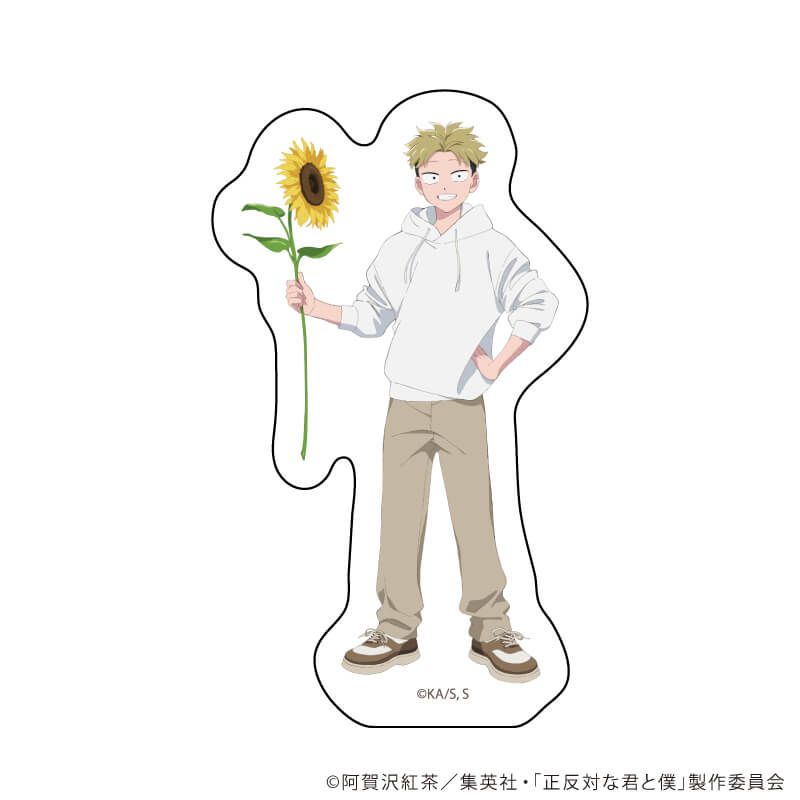 ダイカットスマホステッカー「TVアニメ『正反対な君と僕』」09/山田 花ver.(描き下ろしイラスト)