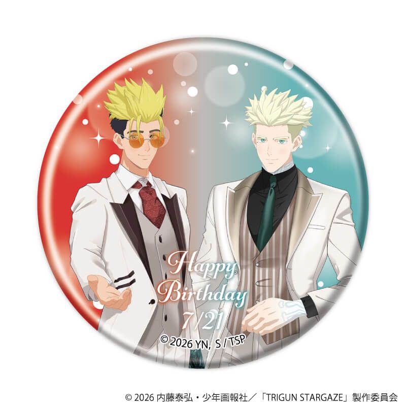 缶バッジ「TRIGUN STARGAZE」07/トレーディング(5種)(描き下ろし)