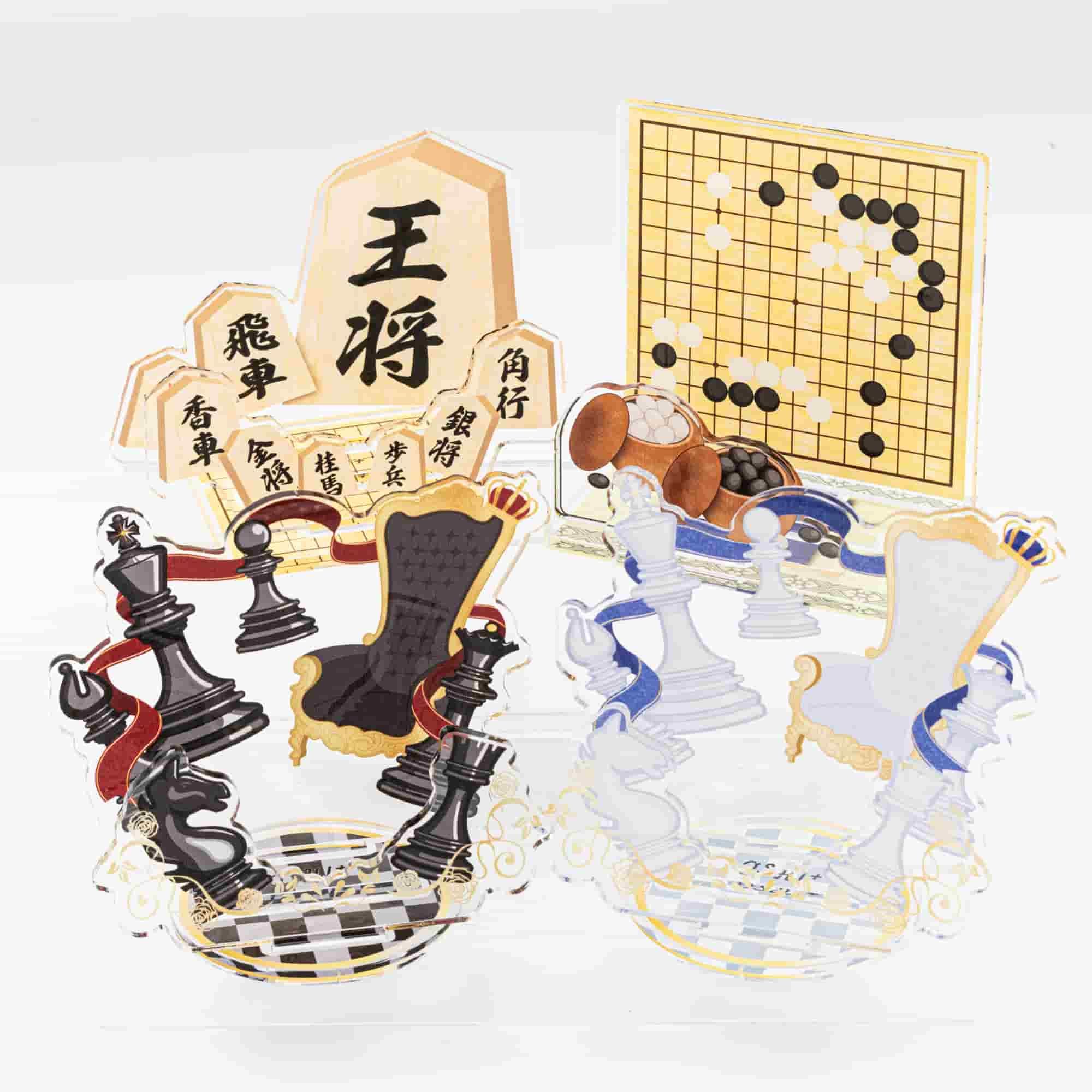 推し活背景ジオラマぷち43/チェス(ホワイト)【推し活】