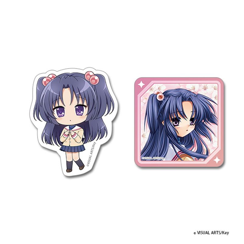 Key world festival【CLANNAD】ステッカーセット【一ノ瀬ことみ】