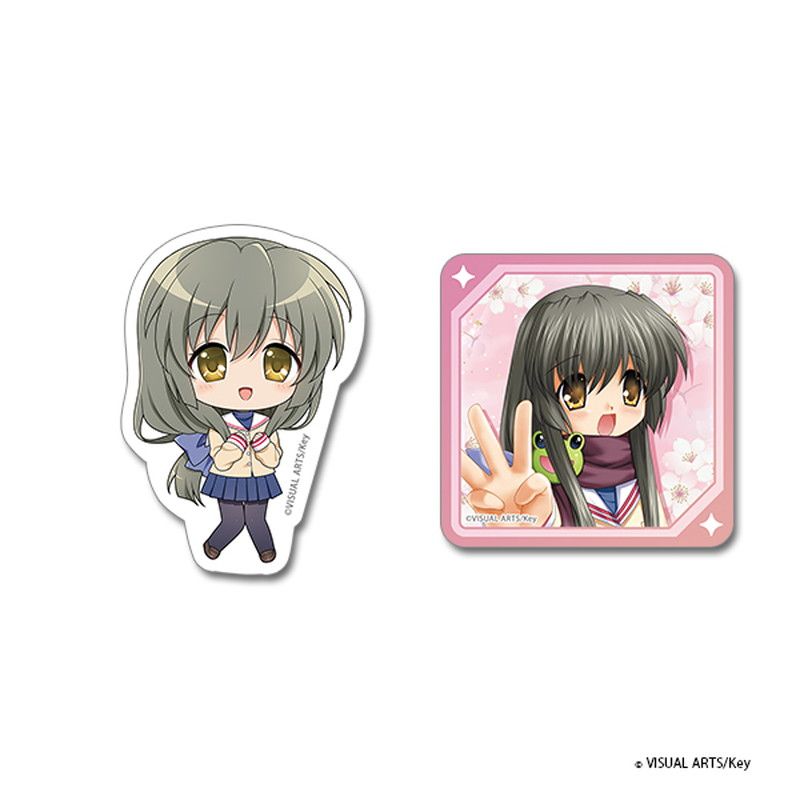 Key world festival【CLANNAD】ステッカーセット【伊吹風子】