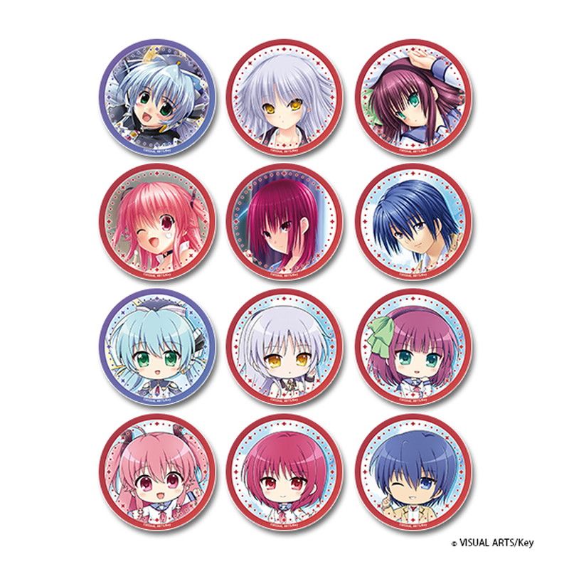 Key world festival【planetarian 〜ちいさなほしのゆめ〜/Angel Beats!】トレーディング缶バッジ(BOX)