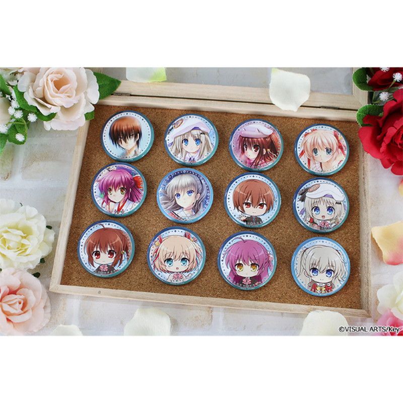 Key world festival【リトルバスターズ！/Charlotte】トレーディング缶バッジ(BOX)