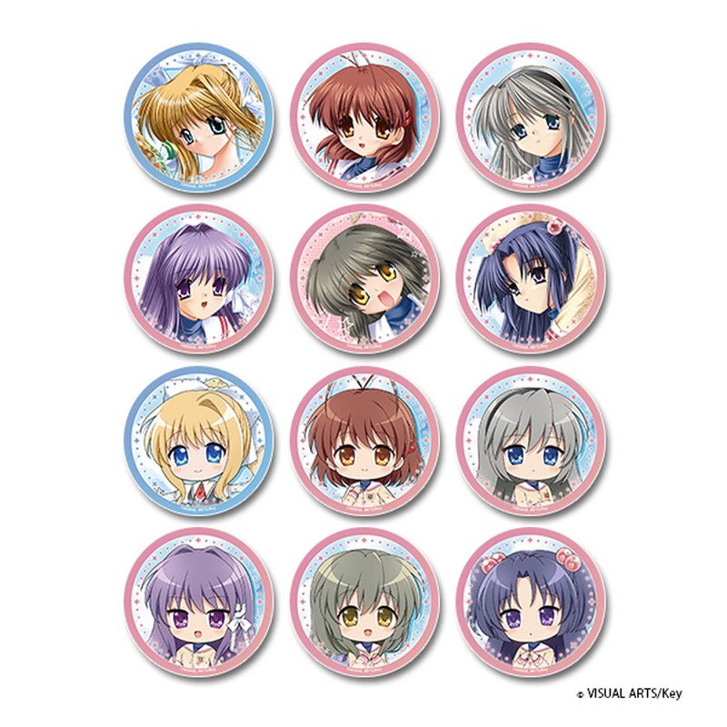 Key world festival【AIR/CLANNAD】トレーディング缶バッジ(BOX)