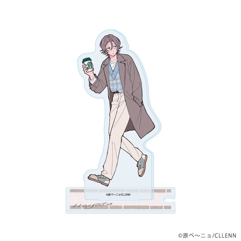 つながるアクリルスタンド「キスはしたけど友達だよな!?」01/雨宮 隼人(公式イラスト)