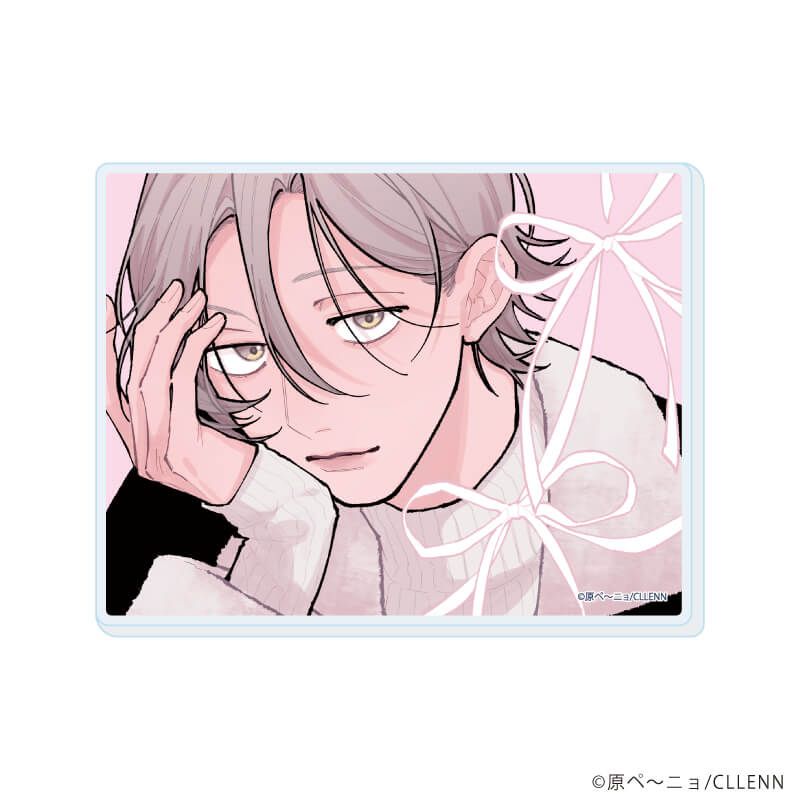 アクリルカード「キスはしたけど友達だよな!?」01/ブラインド(6種)(公式&描き下ろしイラスト)