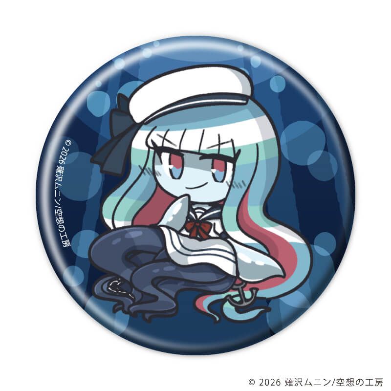 缶バッジ「淀み海の溺れ唄」01/コンプリートセット(全6種)(描き下ろしイラスト)