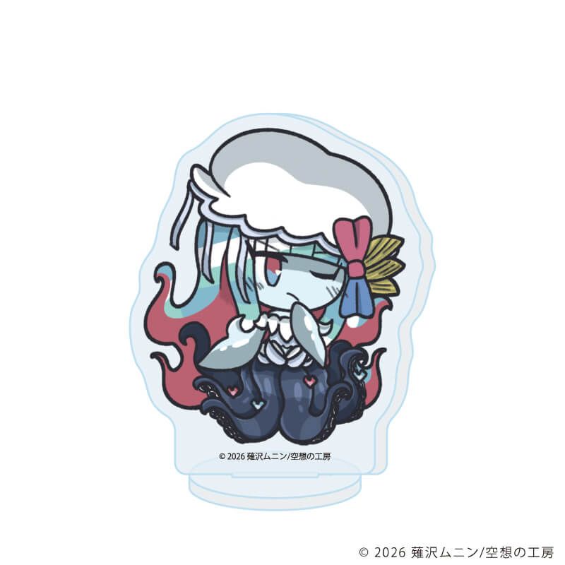 アクリルぷちスタンド「淀み海の溺れ唄」01/ブラインド(6種)(描き下ろしイラスト)