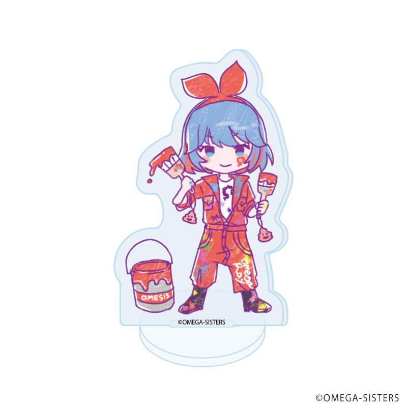 アクリルぷちスタンド「おめがシスターズ」02/ブラインド(4種)(グラフアートイラスト)