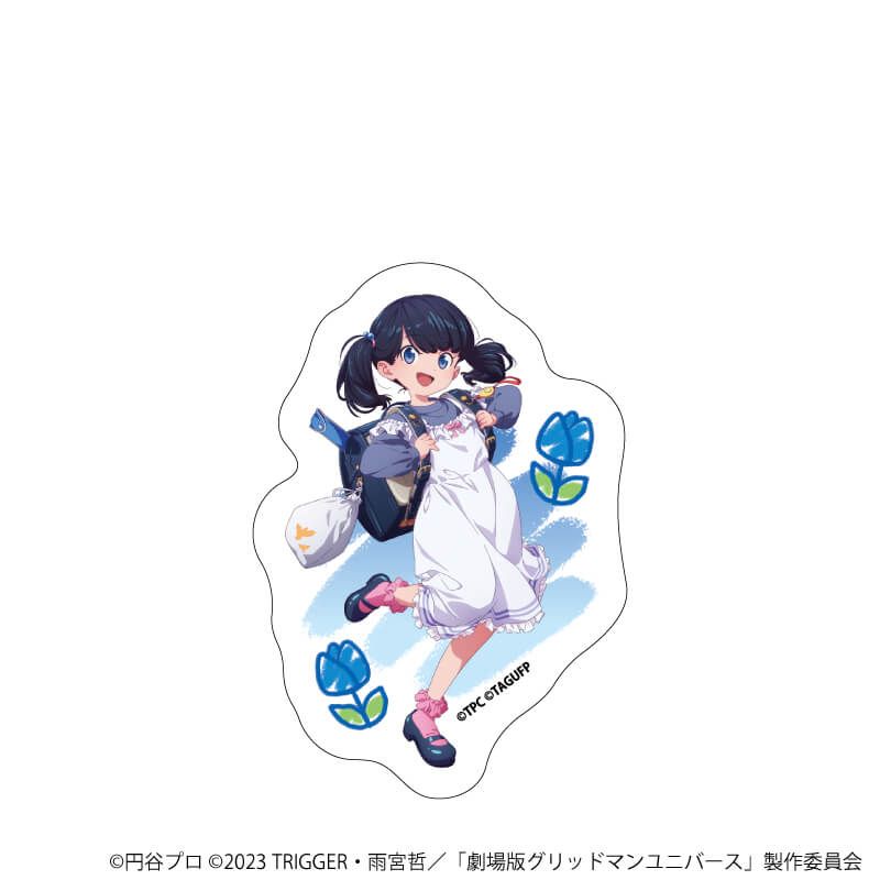 ダイカットステッカー「グリッドマンユニバース」23/宝多六花 たいむすりっぷver.(描き下ろしイラスト)