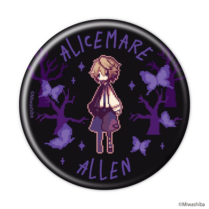 缶バッジ「Alicemare」01/パーティードレスver. ブラインド(11種)(公式&描き下ろしイラスト)