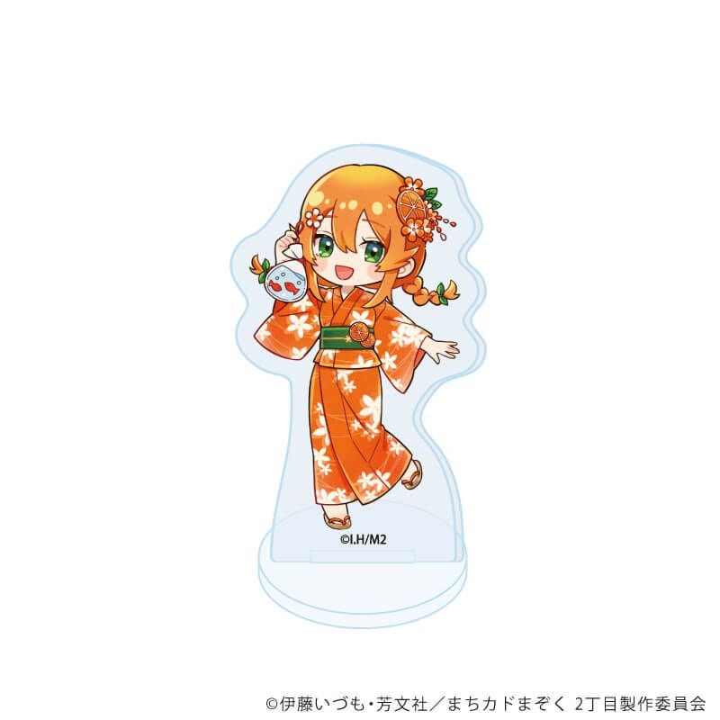 アクリルぷちスタンド「まちカドまぞく 2丁目」02/夏祭りver. ブラインド(7種)(レトロアートイラスト)