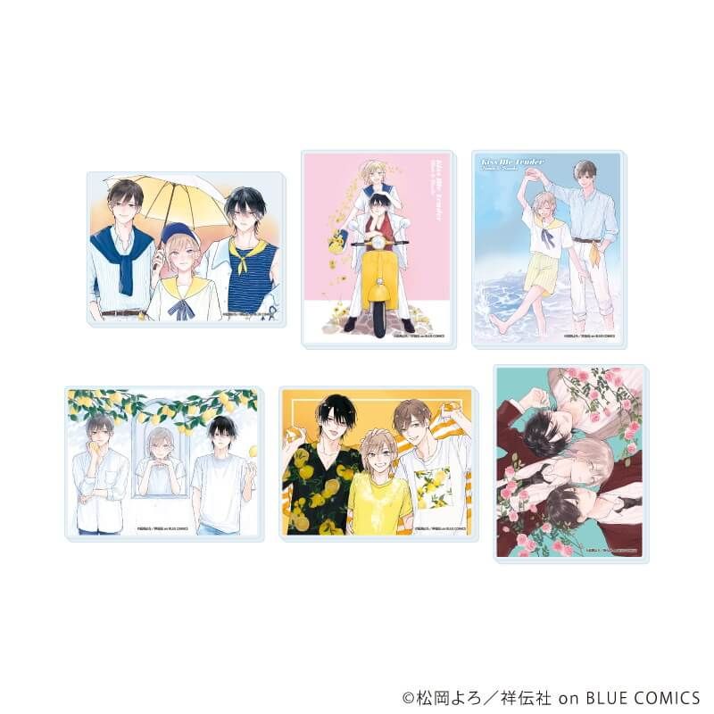 アクリルカード「花降るくちびる」01/コンプリートセット(全6種)(公式&描き下ろしイラスト)