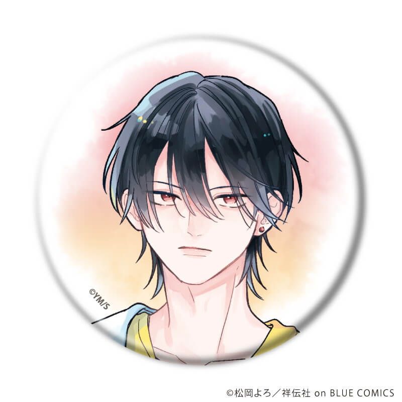 缶バッジ「花降るくちびる」01/コンプリートセット(全6種)(公式&描き下ろしイラスト)