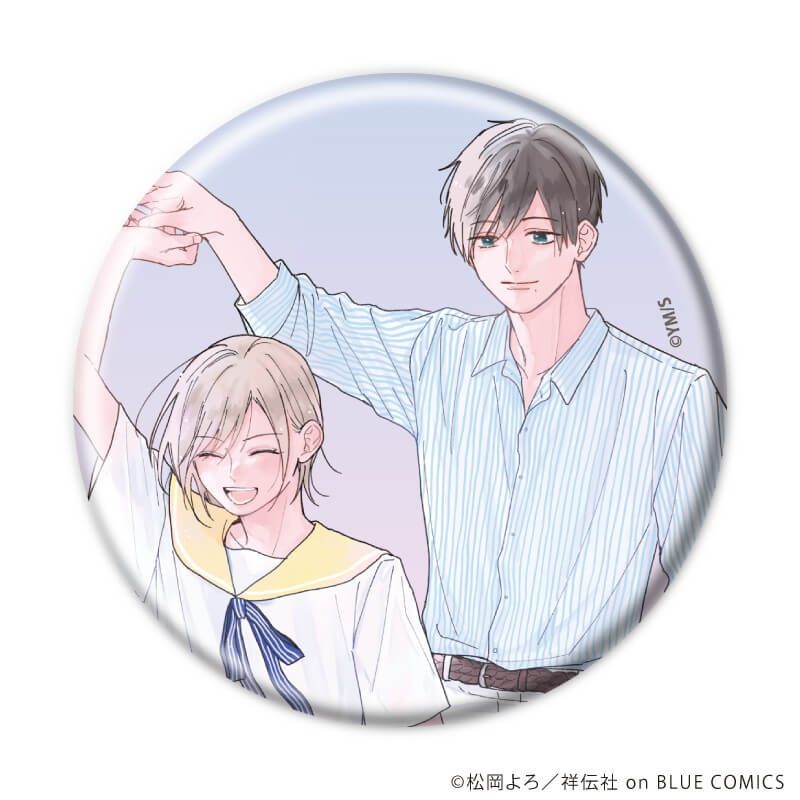 缶バッジ「花降るくちびる」01/コンプリートセット(全6種)(公式&描き下ろしイラスト)