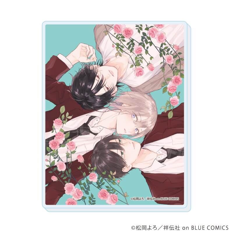 アクリルカード「花降るくちびる」01/ブラインド(6種)(公式&描き下ろしイラスト)
