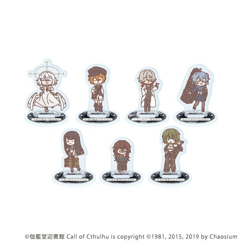 アクリルぷちスタンド「天使の魔眼は死を殺す」01/コンプリートセット(全7種)(グラフアートイラスト)