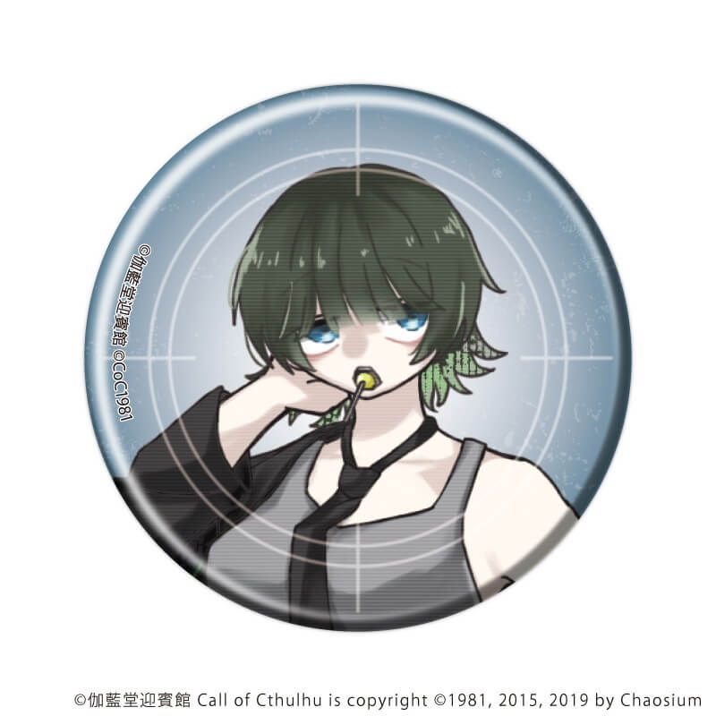 缶バッジ「天使の魔眼は死を殺す」01/ブラインド(10種)(公式イラスト)