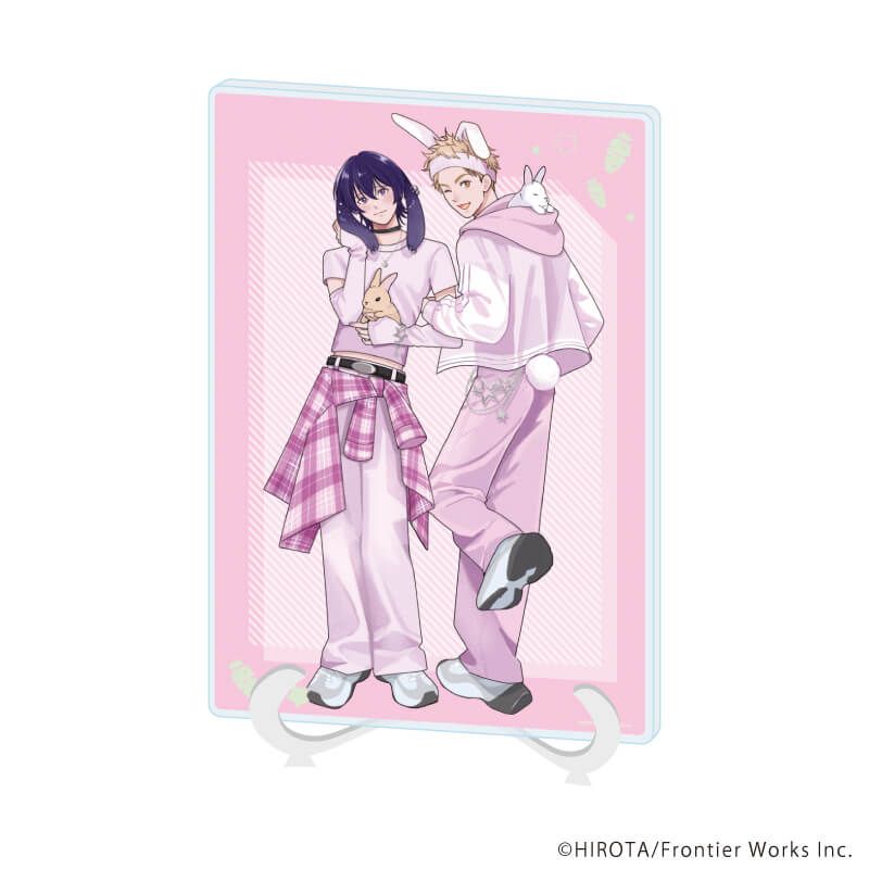 アクリルアートボード(A5サイズ)「リラクトコミックス10周年記念フェア」05/きみの好きな人は…俺!?(描き下ろしイラスト)