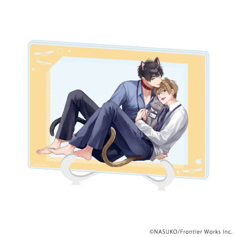 アクリルアートボード(A5サイズ)「リラクトコミックス10周年記念フェア」04/昨日のキスは忘れてくれ(描き下ろしイラスト)
