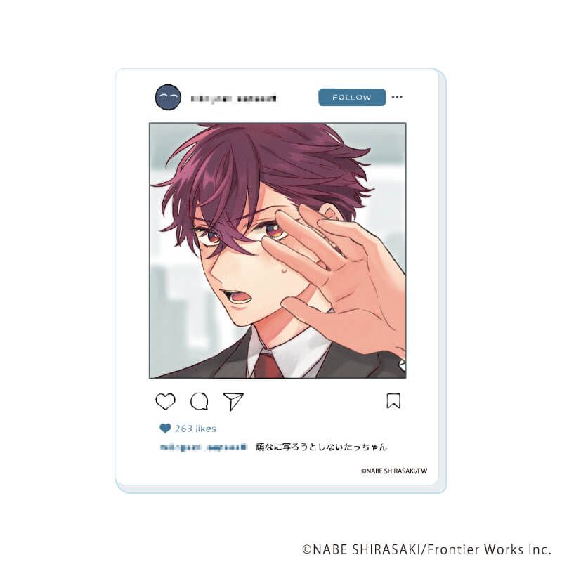アクリルカード「リラクトコミックス10周年記念フェア」02/俺の上司がエリートなのにヘタレかわいい コンプリートセット(全5種)(既存&描き下ろしイラスト)