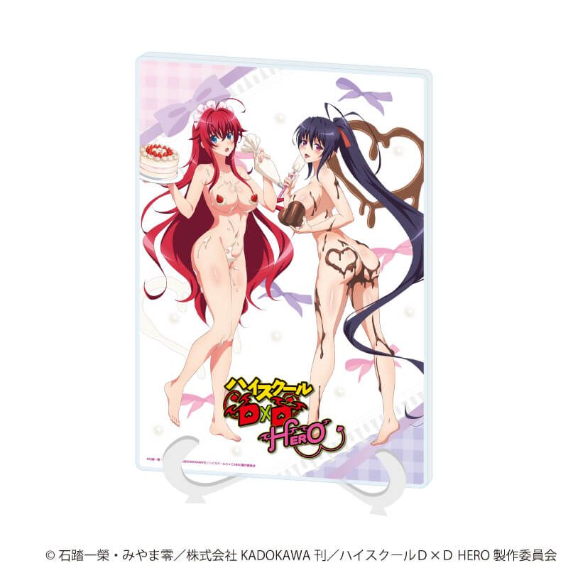 アクリルアートボード(A5サイズ)「ハイスクールD×D HERO」02/リアス・グレモリー＆姫島朱乃 エプロンなしVer.(描き下ろしイラスト)