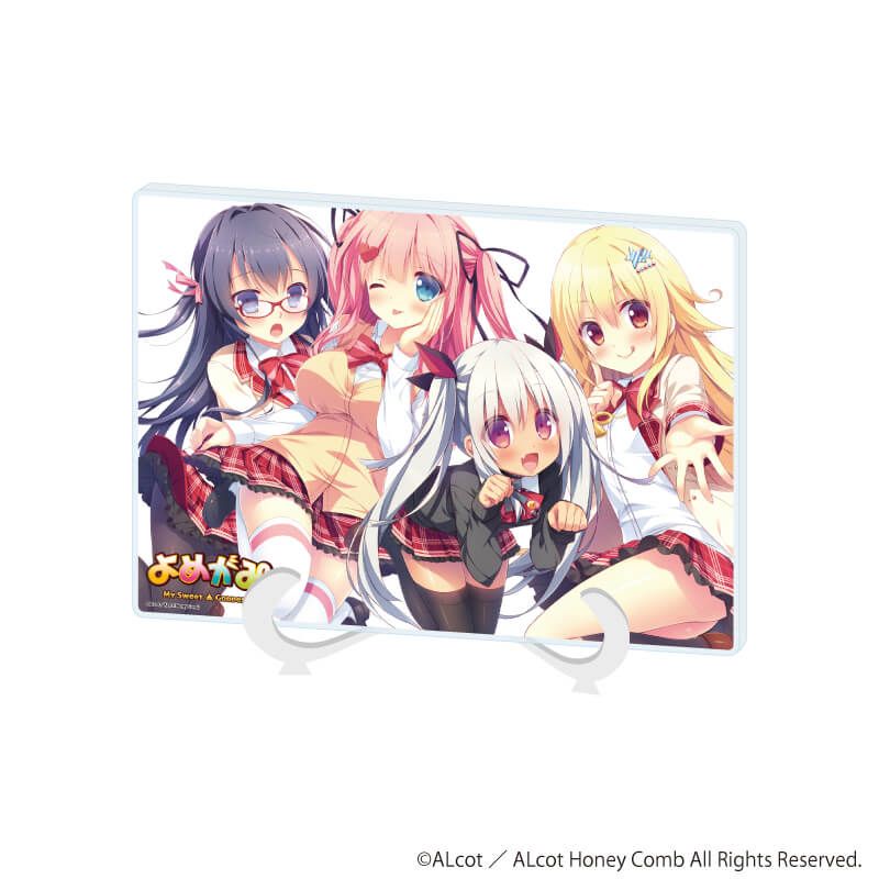 アクリルアートボード(A5サイズ)「ALcot/ALcotハニカムシリーズ」05/よめがみ(公式イラスト)