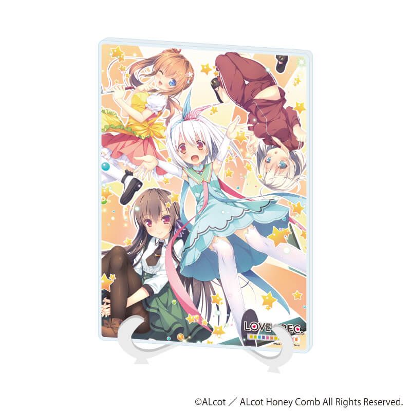 アクリルアートボード(A5サイズ)「ALcot/ALcotハニカムシリーズ」04/LOVEREC.(公式イラスト)