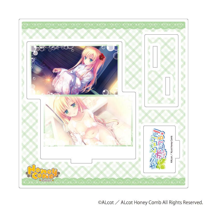 アクリルスタンドプレート「ALcot/ALcotハニカムシリーズ」03/キミのとなりで恋してる！A(公式イラスト)