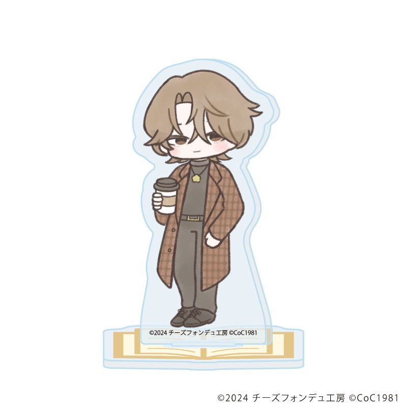 アクリルぷちスタンド「死んでも筆を折るものか」01/ブックカフェ&作中衣装ver. ブラインド(8種)(グラフアートイラスト)