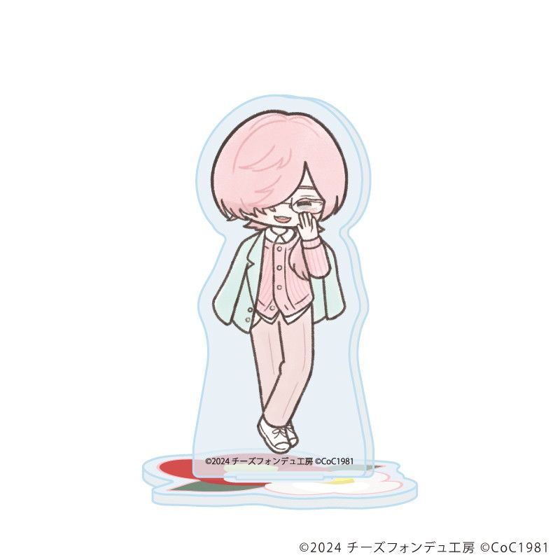 アクリルぷちスタンド「死んでも筆を折るものか」01/ブックカフェ&作中衣装ver. ブラインド(8種)(グラフアートイラスト)