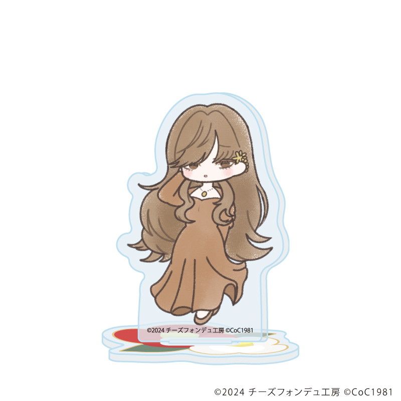 アクリルぷちスタンド「死んでも筆を折るものか」01/ブックカフェ&作中衣装ver. ブラインド(8種)(グラフアートイラスト)