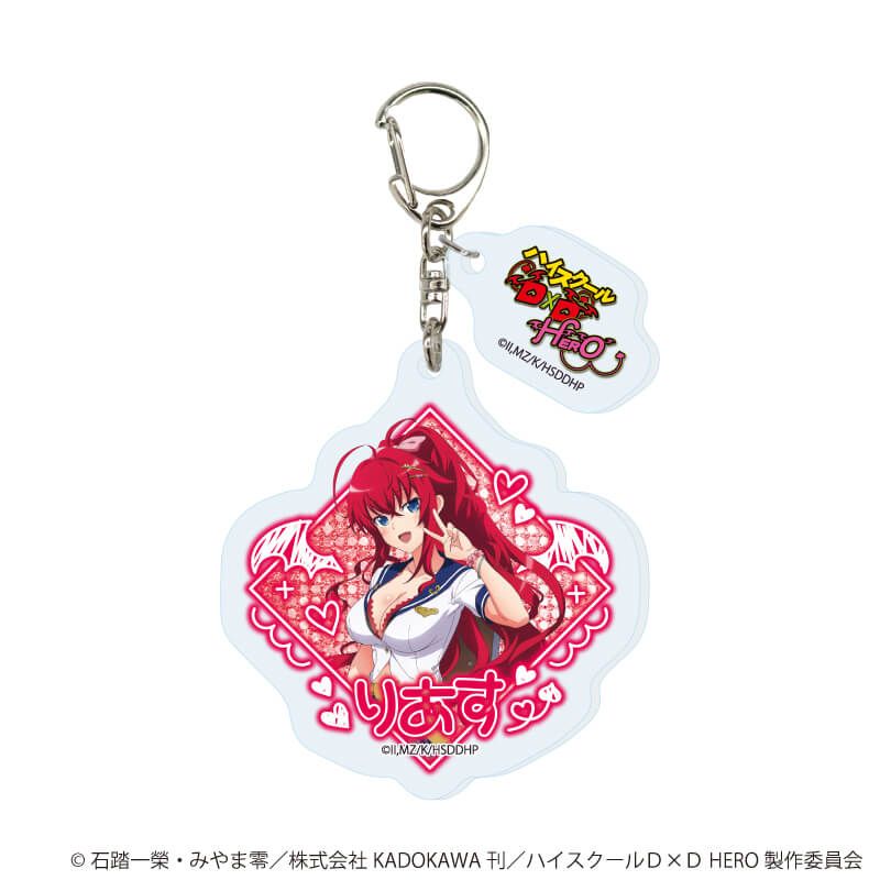 ハイスクールD×D 限定版特典　イヤフォン　コードマネージャー付ストラップ パーツ付きアクリルキーホルダー「ハイスクールD×D HERO」02/姫島朱乃