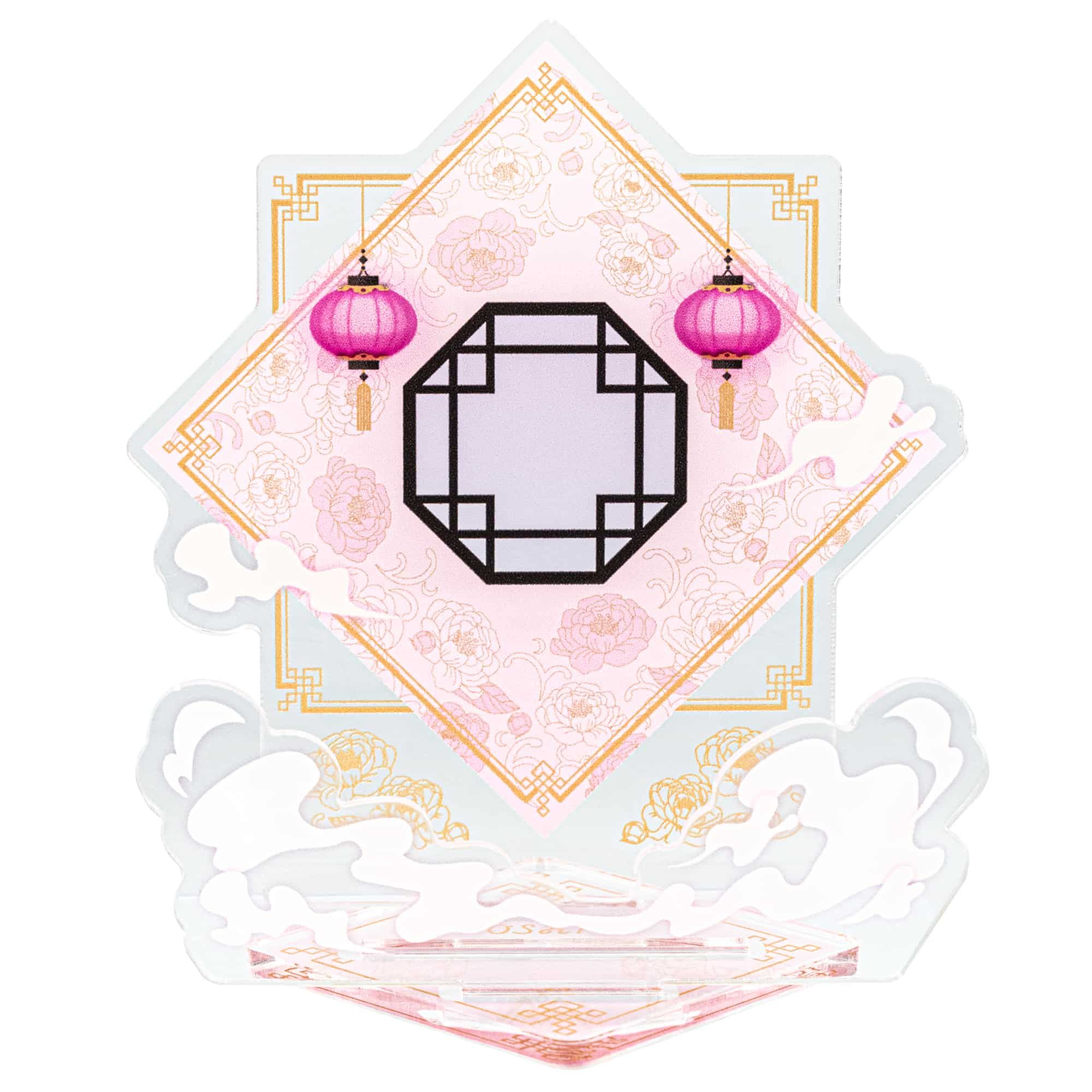 推し活背景ジオラマぷち47/中華風(ピンク)【推し活】