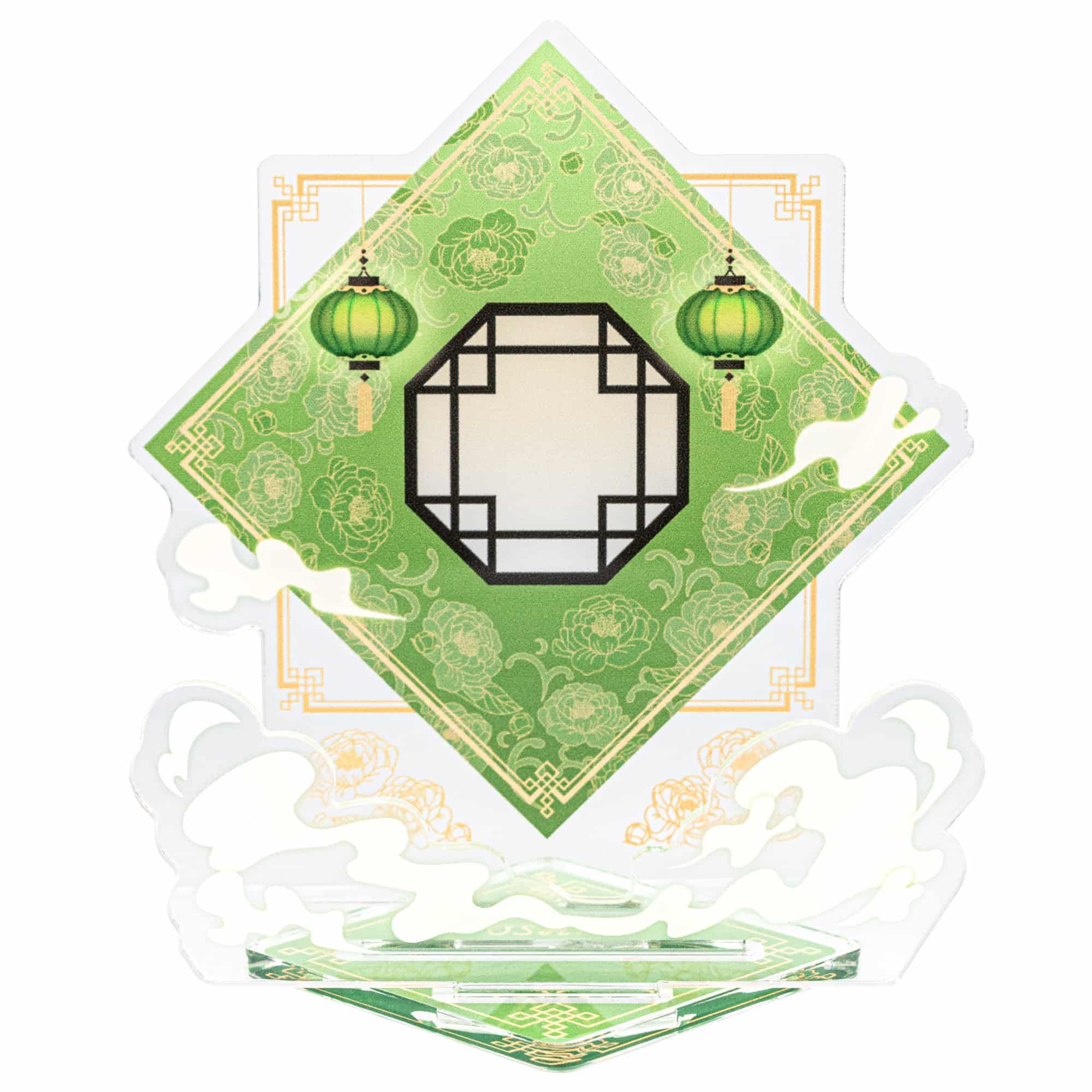 推し活背景ジオラマぷち51/中華風(グリーン)【推し活】